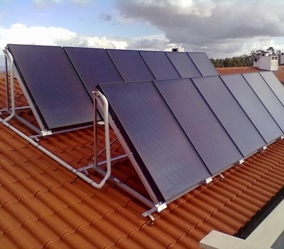 Sistema coletivo de paineis solares